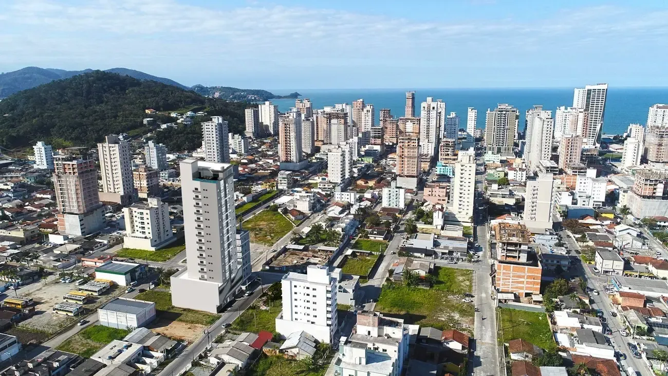 Vista do bairro Morretes em Itapema para imóveis na planta